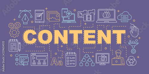 Content word concepts banner