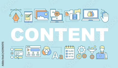 Content word concepts banner
