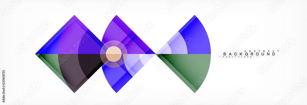 Modern geometric abstract background Modern geometric abstract background