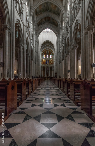 Madrid, Spain -  the spanish capital has a really strong catholic heritage, and a large number of catholic landmarks. Here in particular a church in the Old Town