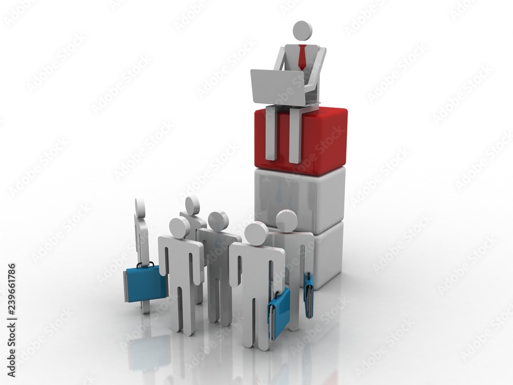 3d rendering business leadership 3d rendering business leadership