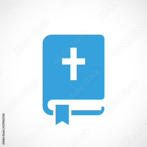 Bible book vector icon