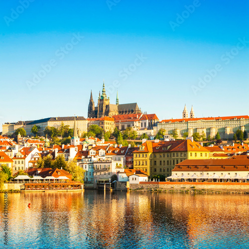 Prague castle and old town