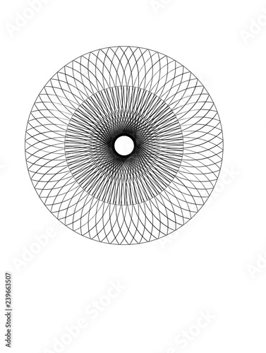 Round Geometric Pattern