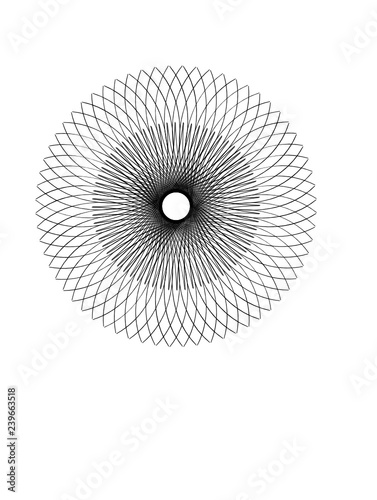 Round Geometric Pattern