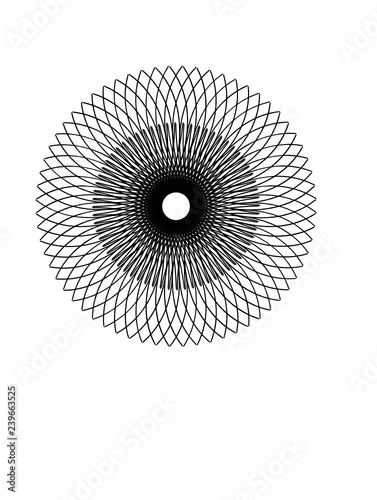 Round Geometric Pattern