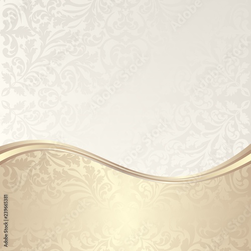 decorative background with floral ornaments