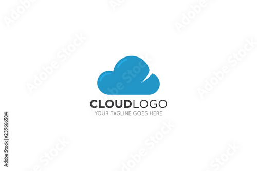 cloud logo, icon, symbol design template