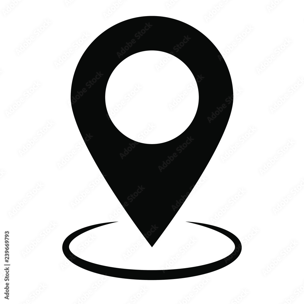 Pin icon vector. Location sign Isolated on white background. Navigation map, gps, direction, place, compass, contact, search concept. Flat style for graphic design, logo, Web, UI, mobile app, Pin icon vector. Location sign Isolated on white background. Navigation map, gps, direction, place, compass, contact, search concept. Flat style for graphic design, logo, Web, UI, mobile app,