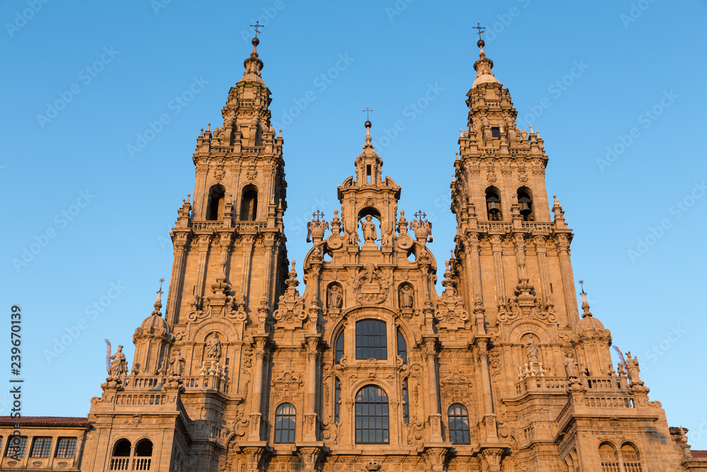 Santiago de Compostela Cathedral,Spain. Unesco world heritage.