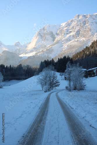 Berglandschaft im Winter