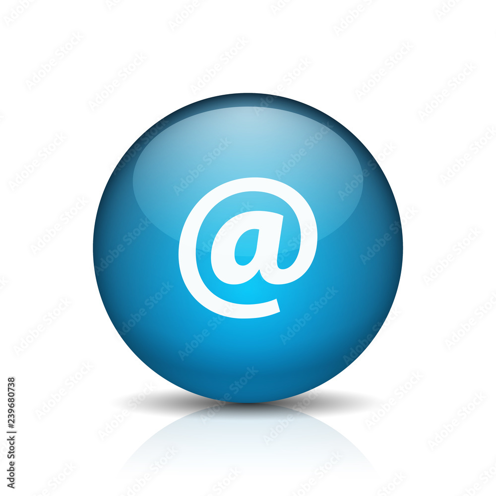 E-mail button illustration E-mail button illustration