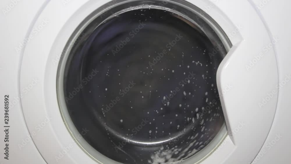 Washing machine washes clothes Washing machine washes clothes