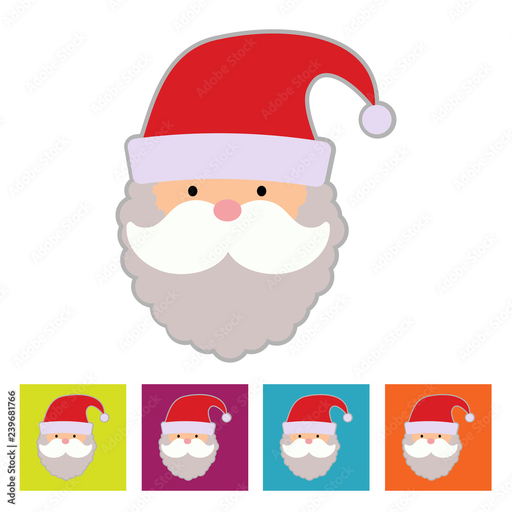 Santa Claus New Year icon Santa Claus New Year icon
