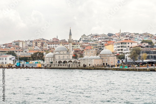 istanbul bosporus cruise landscape. istanbul mosque  © Djordje