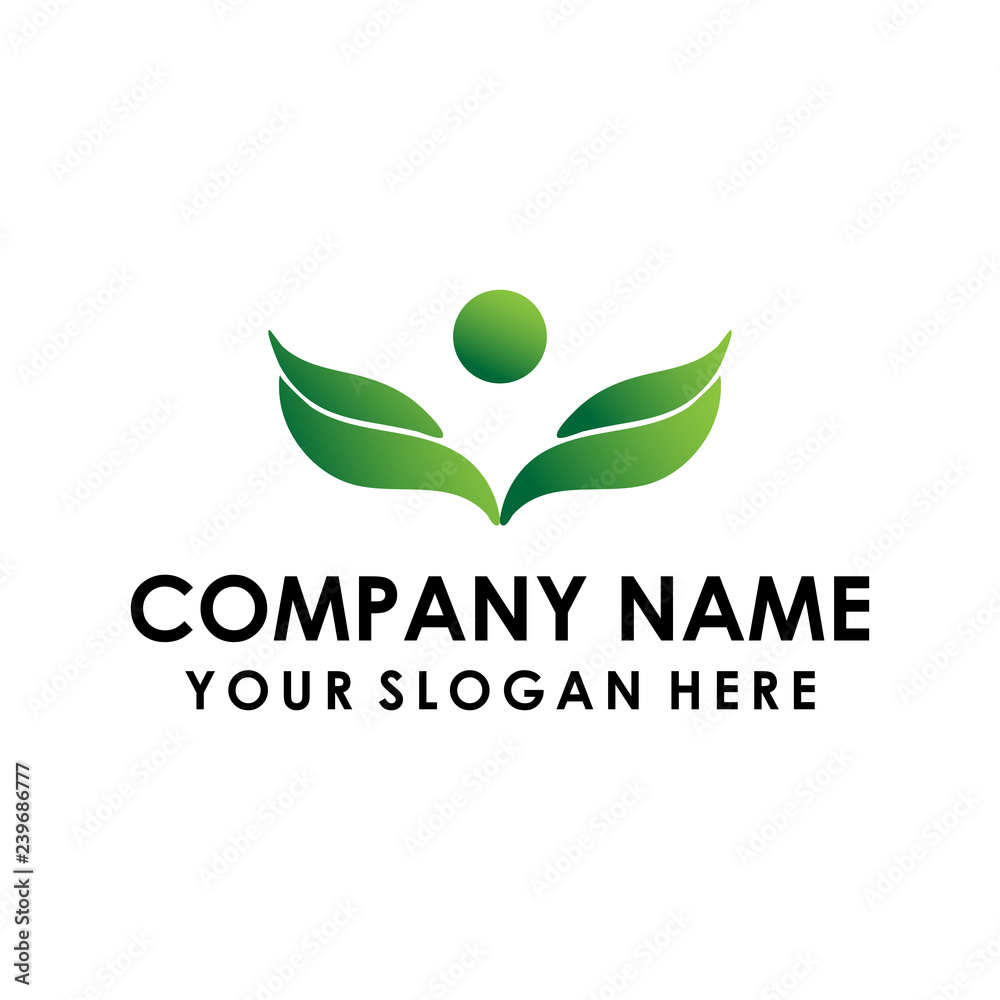 Green Nature Farm Logo Design Template Green Nature Farm Logo Design Template