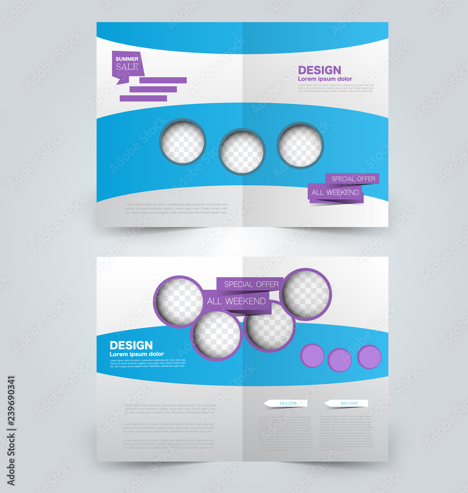 Abstract flyer design background. Brochure template. Can be used for magazine cover, business mockup, education, presentation, report.