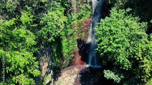 Bali, Indonesia, Drone view,  moutain, natural, holiday, travel, landscape, forest, palms, island, waterfall,