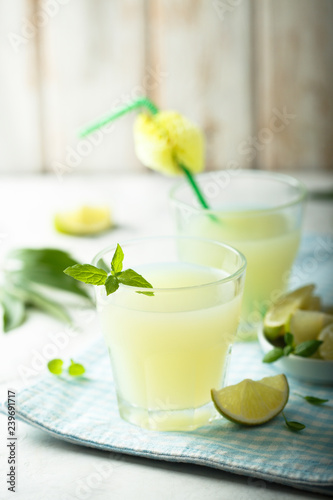 Refreshing homemade lemonade