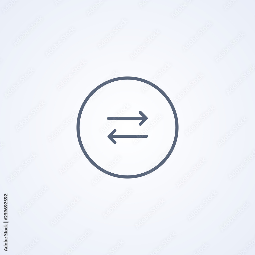 Arrow keys left and right, vector best gray line icon Arrow keys left and right, vector best gray line icon
