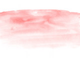 Pink watercolor background, shades of paint
