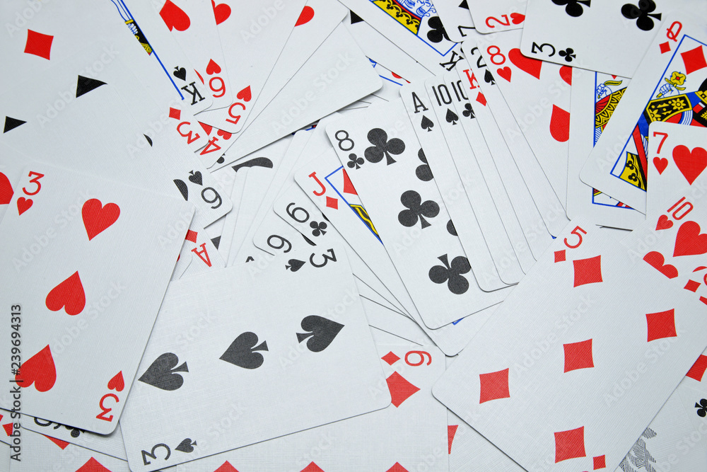 playing cards and background playing cards and background