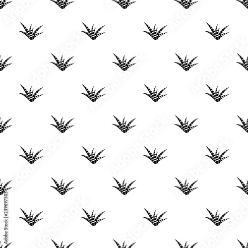 Striped aloe pattern seamless vector repeat geometric for any web design
