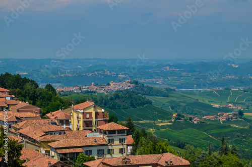 La morra, Piedmont, Italy. July 2018