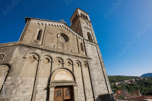 Facciata esterna Parrocchia di San Michele - Aritzo (Nuoro) - Sardegna - Italia