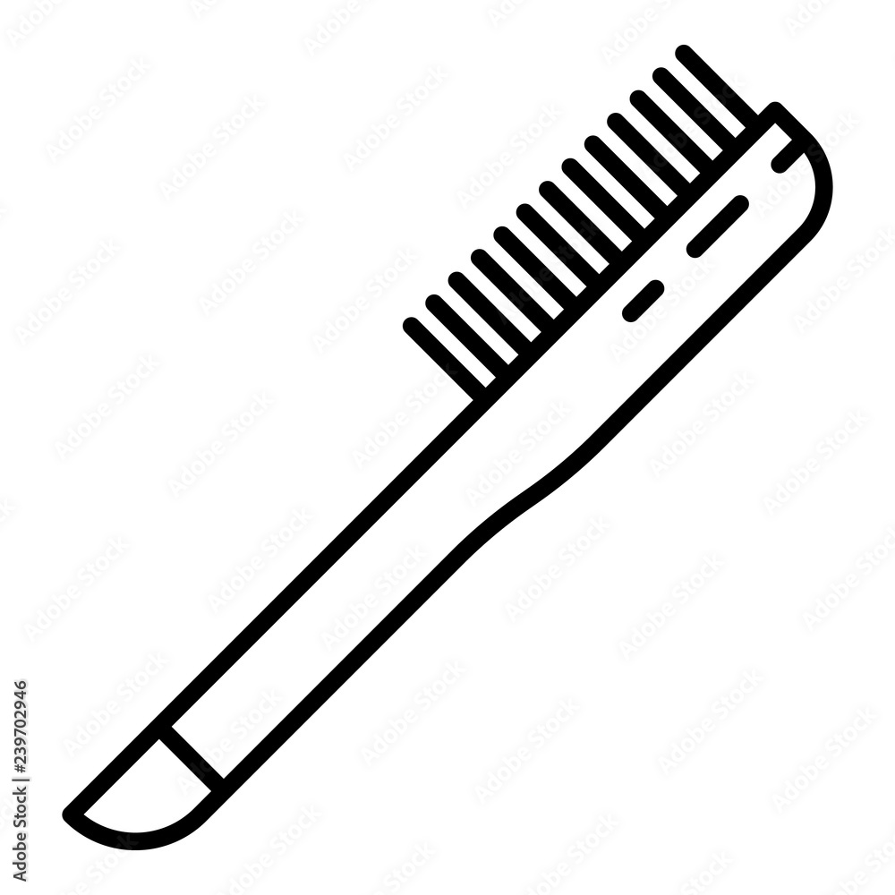 Bee keeper brush icon. Outline bee keeper brush vector icon for web design isolated on white background Bee keeper brush icon. Outline bee keeper brush vector icon for web design isolated on white background