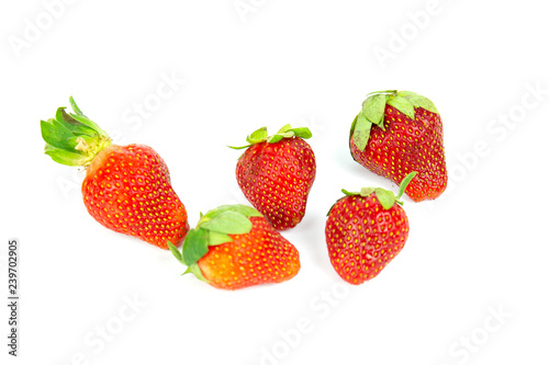 Fototapeta Naklejka Na Ścianę i Meble -  Fresh Strawberry with the white background