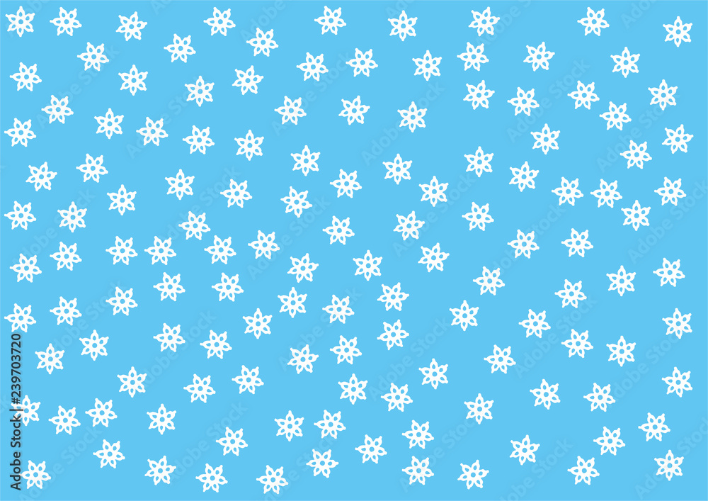 white snowflakes on blue background white snowflakes on blue background