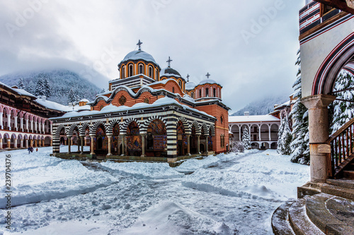 Rila Monastery in winter