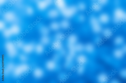 Fotografia Glitter sparkling abstract blue bokeh defocused background