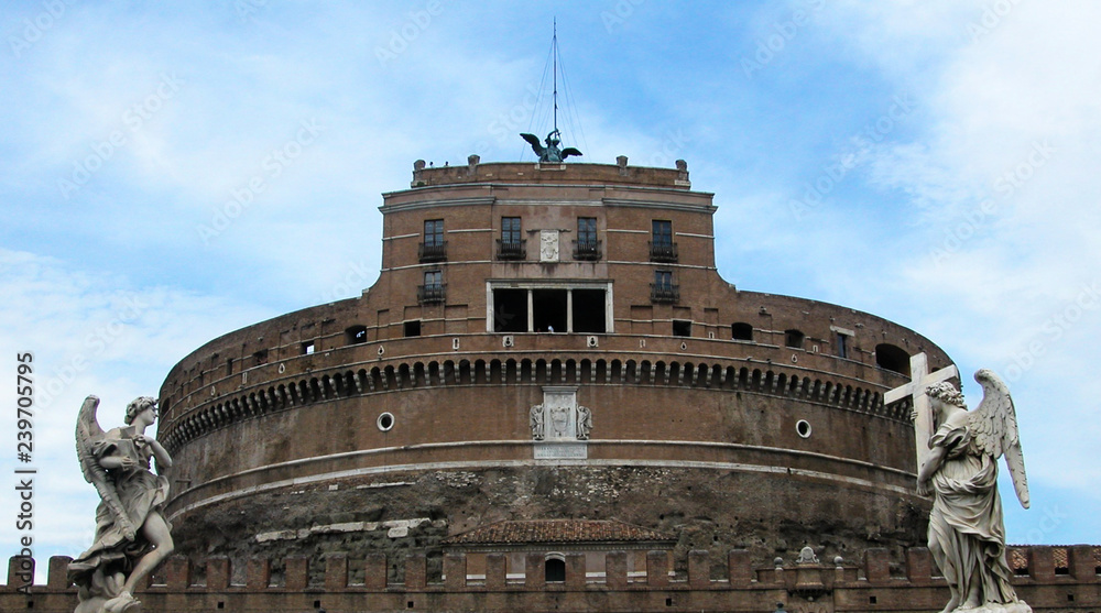 Castle St. Angel in Rome, Italy