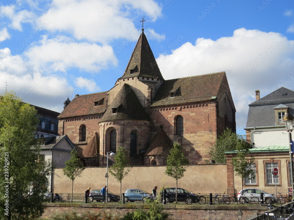 Old Church in Strasbourg France
