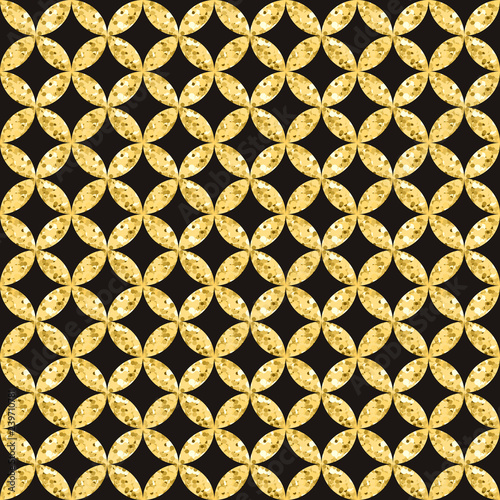 Vector Gold Glitter Quatrfo...
