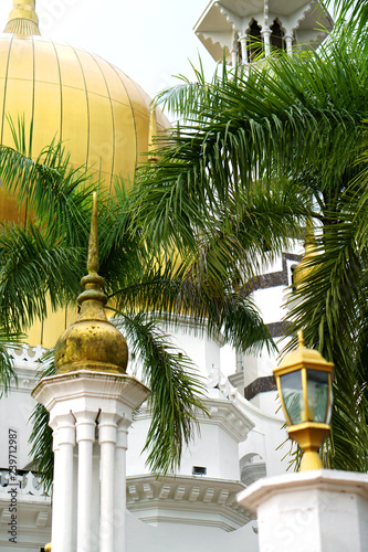 Masjid Ubudiah - ranking high on the list of Malaysia's most beautiful mosques, the Masjid Ubudiah (or Ubudiah Mosque) stands proudly and majestically in Kuala Kangsar Royal City, Perak, Malaysia photo