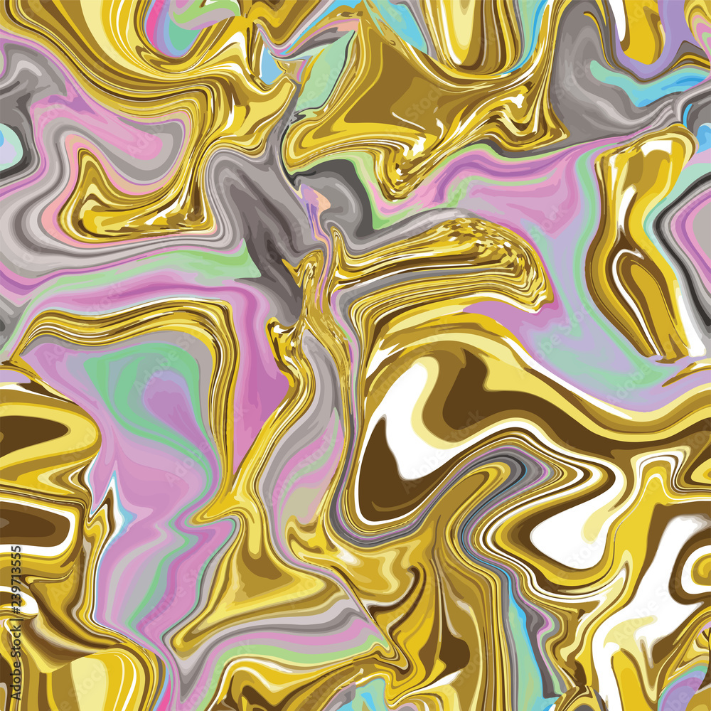 Marble seamless pattern in neon brightful colors.