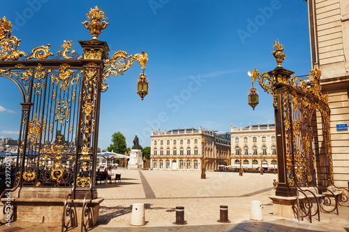 Golden gates to Place Stanislas, Nancy, France