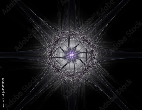 Abstract design made of sacred symbols signs geometry and designs on the subject of astrology alchemy magic