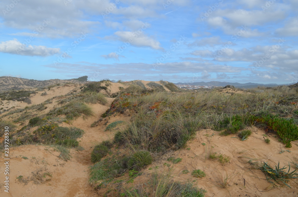 Dunes plage ciel