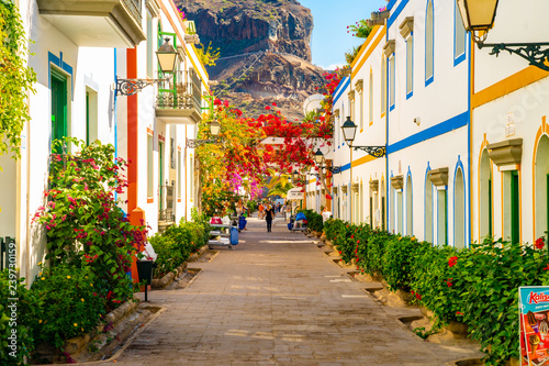 Fototapeta Naklejka Na Ścianę i Meble -  Puerto de Mogan, Gran Canaria island, Spain. Cozy town on the coast of Gran Canaria island, Spain.