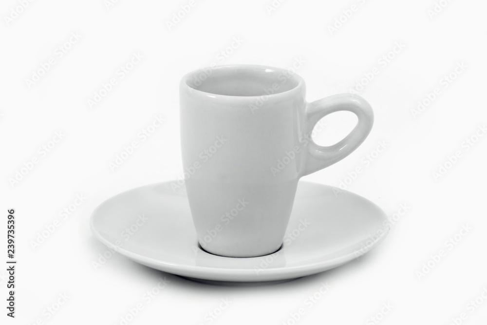 Obraz premium cup on white background