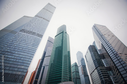 skyscrapers in Moscow city