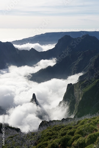 Obraz na płótnie Pico Ruivo Madeira Portugal w salonie