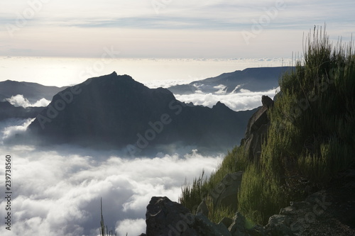 Obraz na płótnie Pico Ruivo Madeira Portugal w salonie