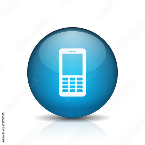 Mobile Phone button illustration