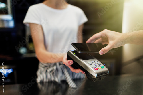 Wallpaper Mural Mobile payments shopping and banking payment, Torontodigital.ca