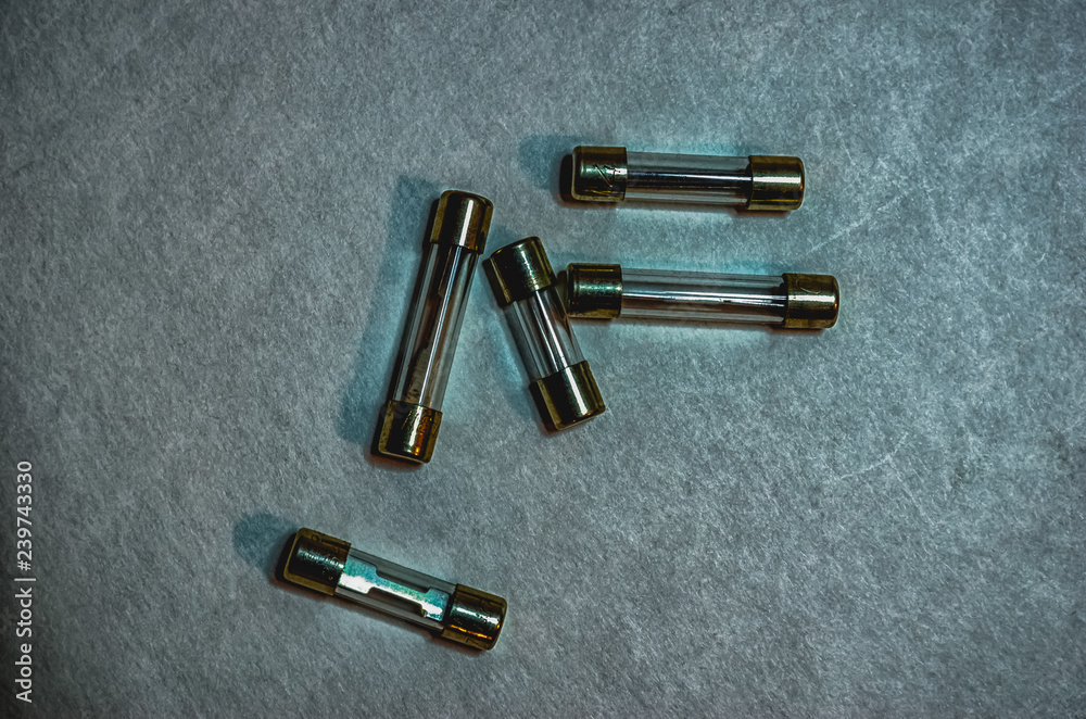 small grouping of automotive fuses small grouping of automotive fuses